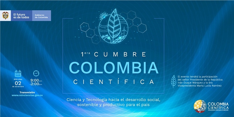 Primera cumbre Colombia científica, espacio virtual

















