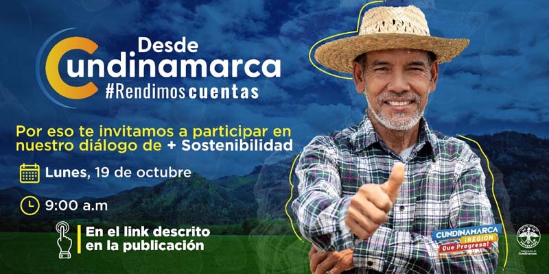 Cundinamarca rendirá cuentas a la comunidad y usted puede participar

