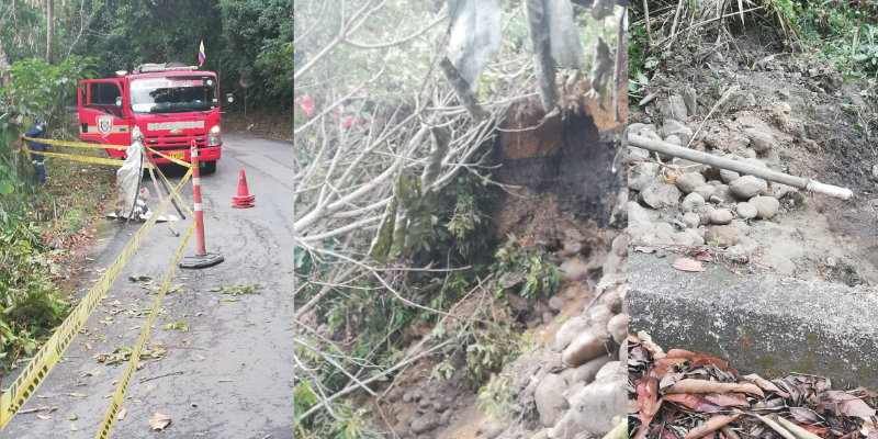 Fuertes lluvias afectan a los municipios de Nocaima y Cáqueza



