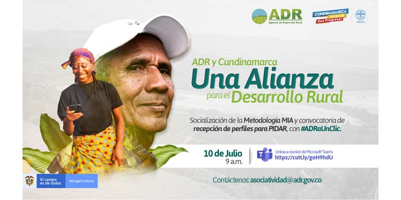 ADR y Cundinamarca, una alianza para el Desarrollo Rural