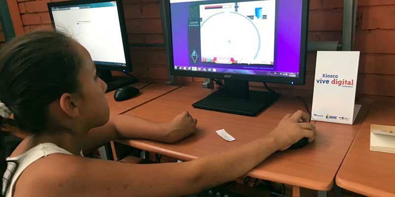 Institución Educativa Departamental Manuel Murillo Toro de Útica estrena Kiosco Vive Digital































