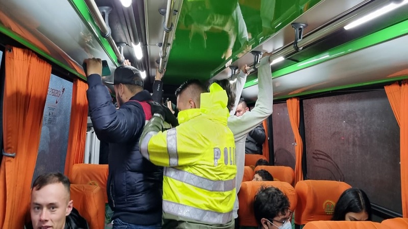 Cundinamarca adelanta operativo en transporte público para seguridad de los pasajeros
