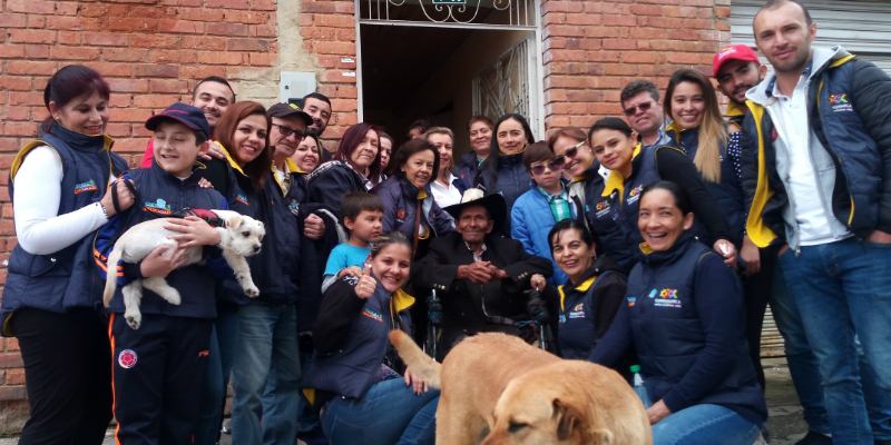 Grupo de abuelos en condición de abandono fue atendido por los Guardianes de la Felicidad