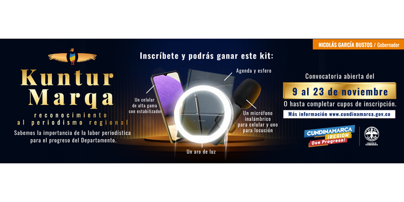 Se abre convocatoria para entrega de kits de trabajo para medios regionales

