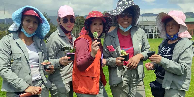 Cundinamarca le apuesta a la formación de las mujeres floricultoras