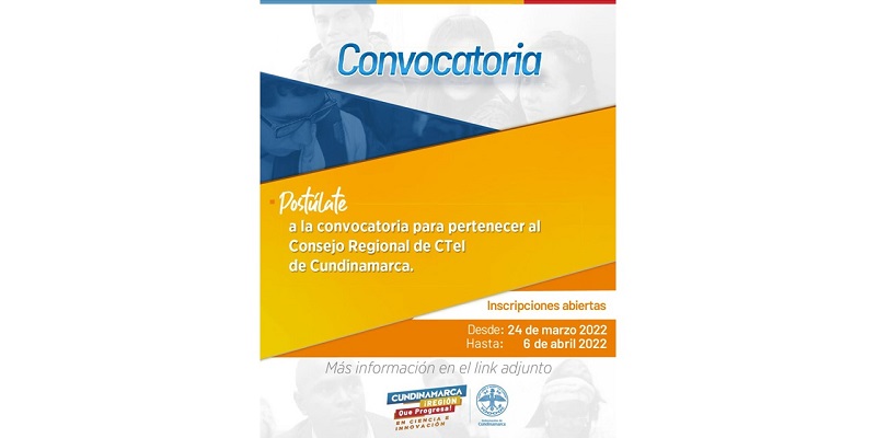 Abren convocatoria para participar en Consejo Regional de Ciencia, Tecnología e Innovación








