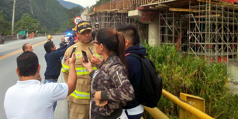 Rescatadas víctimas de la emergencia del km 65 de la vía Bogotá-Villavicencio

