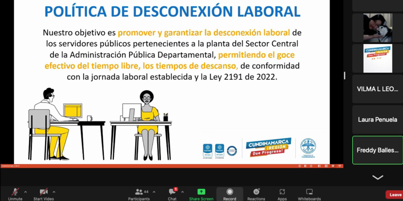 La Gobernación trabaja para garantizar el cumplimiento de la desconexión laboral de sus servidores