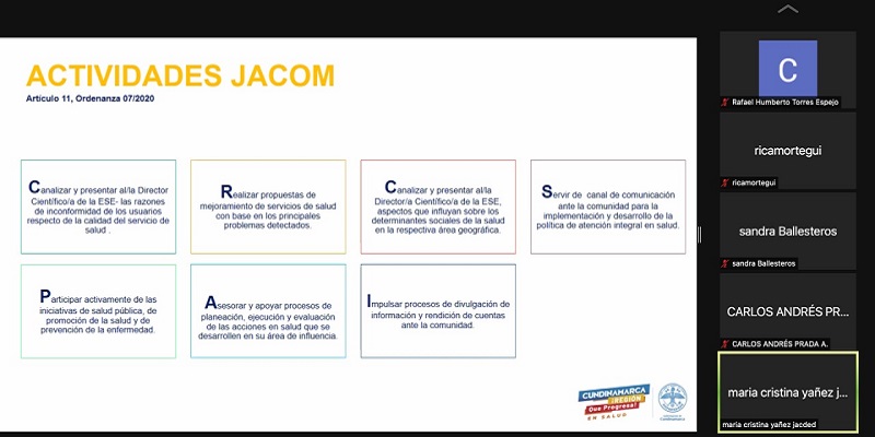 Cundinamarca conformará Juntas Asesoras Comunitarias – JACOM




