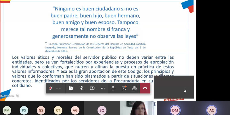 Funcionarios de la Procuraduría General de la Nación fortalecen procesos de salud mental








