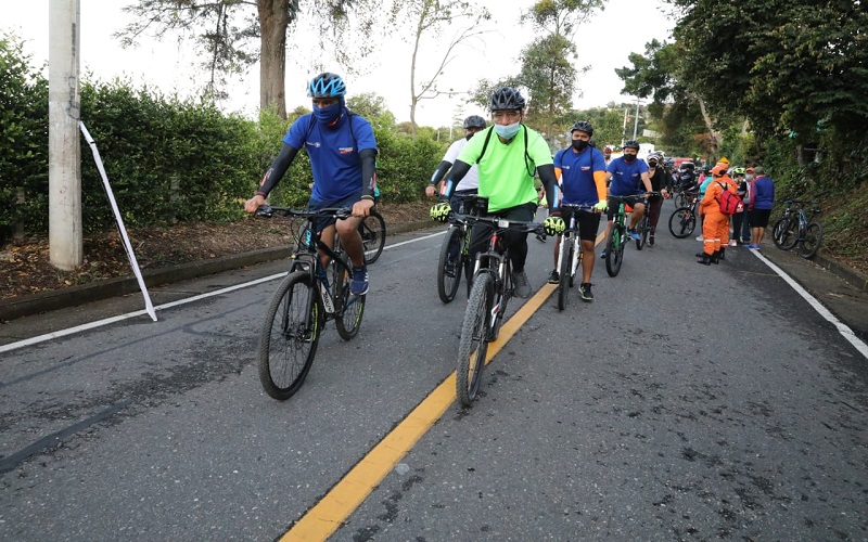 Cundinamarca celebró el Segundo Circuito  de la “Ciclo Vía Por La Vida” en la Provincia del Tequendama