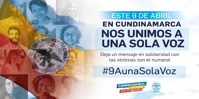 Este 9 de abril nos unimos a una sola voz por nuestras víctimas
