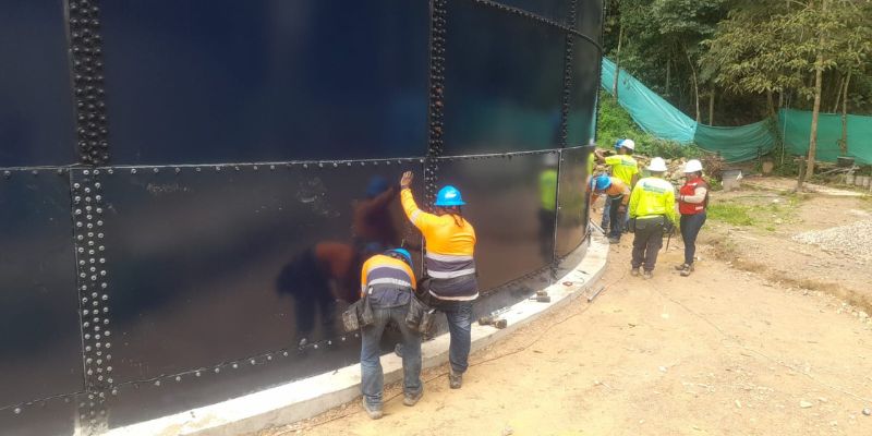 Fusagasugá reporta 80 % de avance en megaobra de agua potable con inversión superior a $8.400 millones
