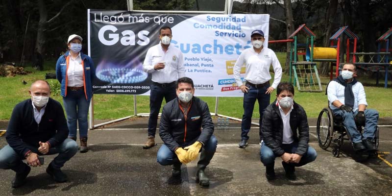 Gas domiciliario llega a 546 familias de Guachetá y Lenguazaque