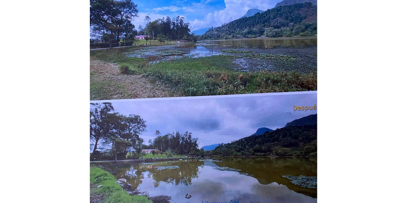 Recuperación de la laguna de Ubaque



