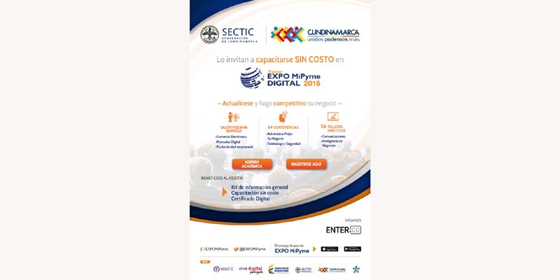 Pequeños, medianos y grandes empresarios cundinamarqueses podrán capacitarse en nuevas tecnologías de la información
