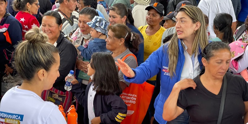 La Feria de servicios de la Gobernación de Cundinamarca se tomó a Cabrera