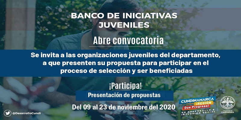 Convocatoria del Banco de Iniciativas para proyectos juveniles 2020