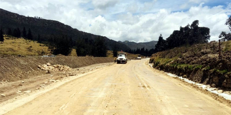 Avanzan obras en Troncal del Carbón en la provincia de Ubaté



