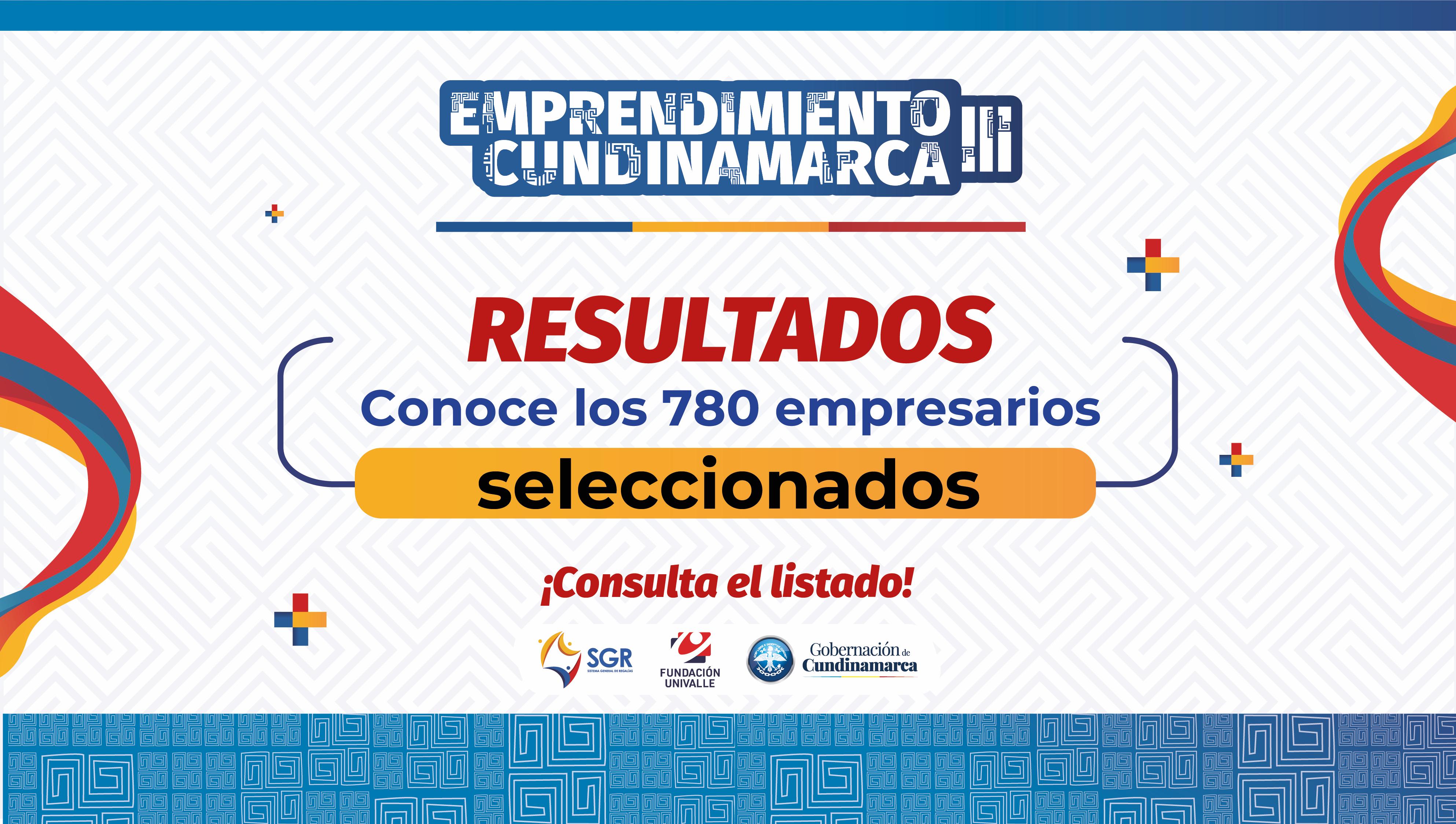 Banner: Convocatoria Emprendimiento Cundinamarca2