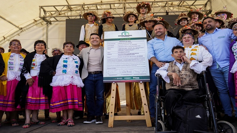 Gobernador Nicolás García suscribió acta de inicio de obra del Centro Cultural y de Convenciones “Tierra de artistas”