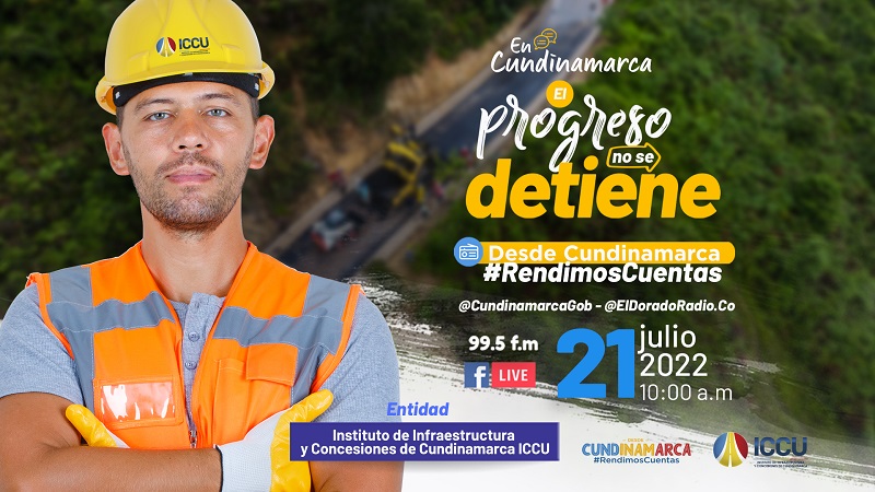 Conéctate con la rendición de cuentas del Instituto de Infraestructura y Concesiones de Cundinamarca Iccu  