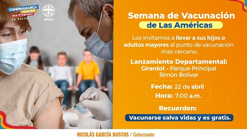 Semana de Vacunación de las Américas Jornada Nacional de Vacunación