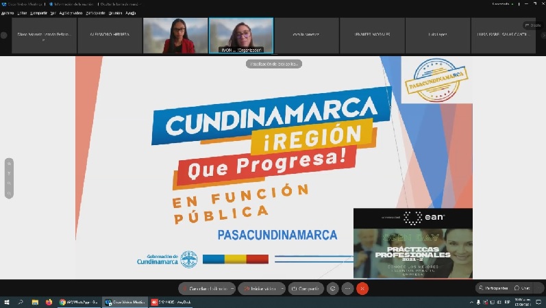 Pasacundinamarca participó en la feria laboral de la Universidad EAN






