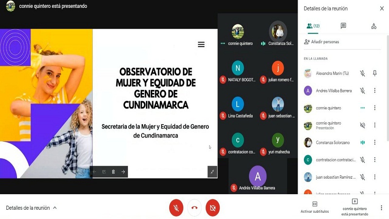Inicia actividades el Observatorio de la Mujer y Equidad de Género de Cundinamarca





