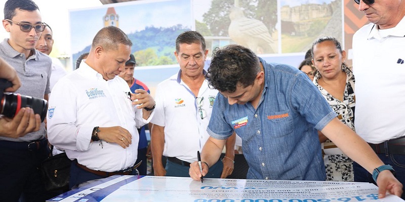 Más de $32.000 millones para obras viales, placa huellas e infraestructura deportiva en el Bajo Magdalena