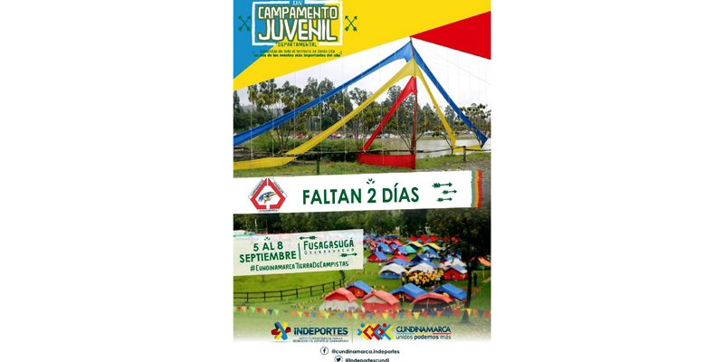 Cundinamarca realizará sus Campamentos Juveniles en Fusagasugá


































