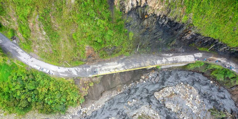 Hay 69 familias afectadas en Quetame por deslizamiento, autoridades activan plan de emergencia