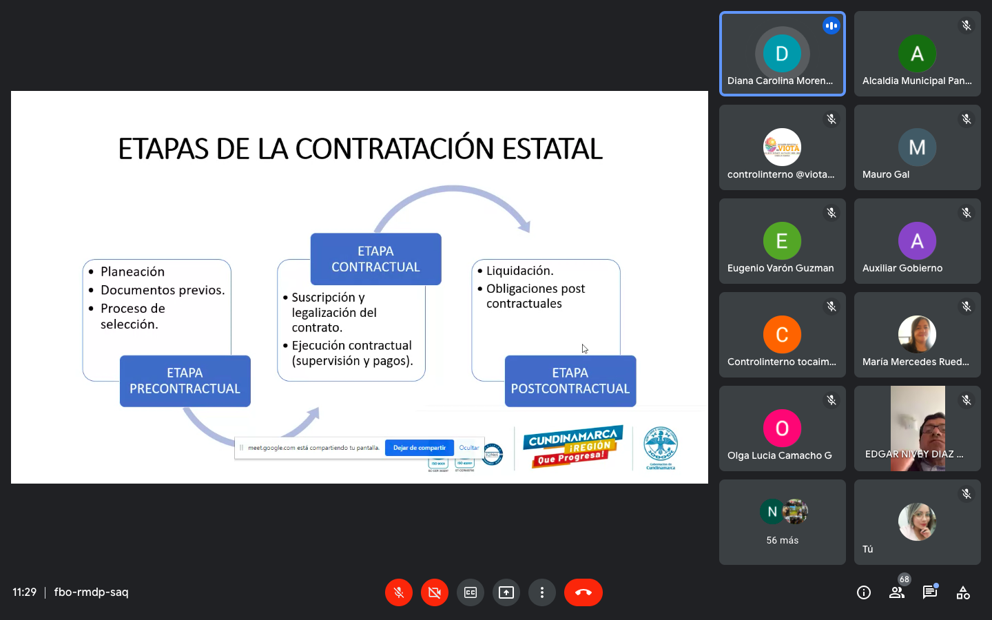 La Oficina de Control Interno desarrolló capacitación sobre Contratación con Enfoque de Control Interno