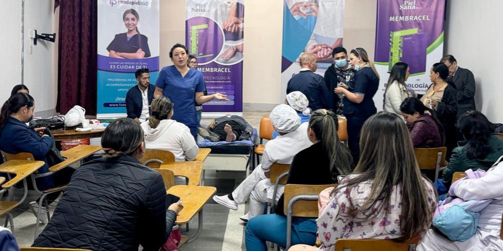 Profesionales de la salud de la Beneficencia de Cundinamarca se capacitaron en el cuidado y prevención de heridas 

