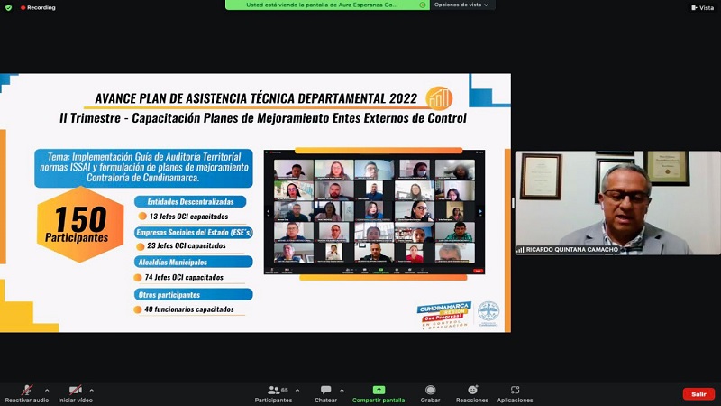 Sesionó el Segundo Comité Departamental de Auditoría 2022











