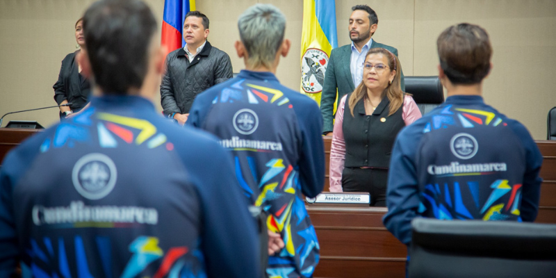 Asamblea de Cundinamarca condecora a 12 deportistas con triunfos internacionales en 2024: Paralímpicos y Mundial Sub-20 de Fútbol de Salón