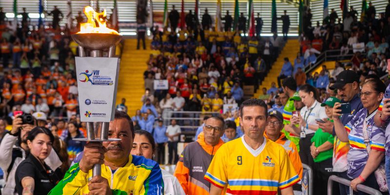 Gobernador Jorge Rey inauguró los VII Juegos Deportivos y Recreativos Comunales de Cundinamarca