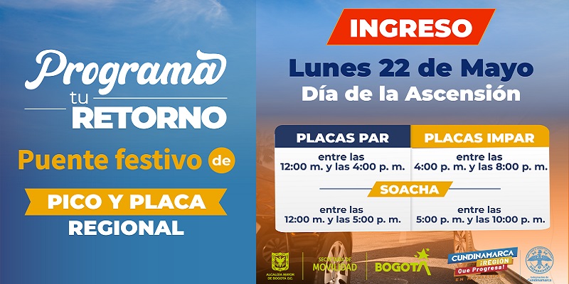 Estas son las medidas de movilidad para el puente festivo de la Ascensión
