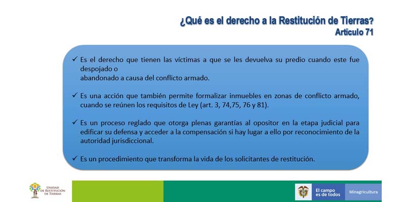 Cundinamarca trabaja por las víctimas



