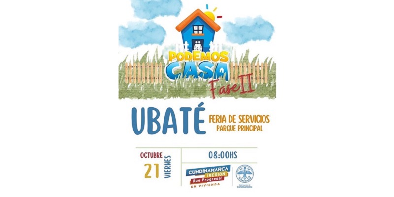 Este viernes inicia en Ubaté la primera feria de servicios de Podemos Casa II
