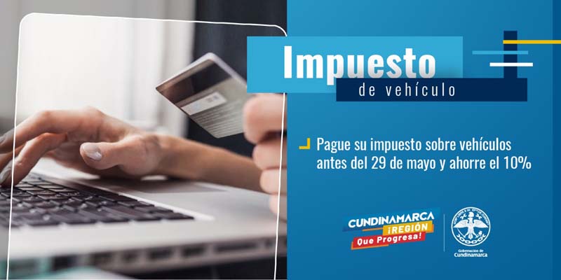 Pague su impuesto sobre vehículos antes del 29 de mayo y ahorre el 10%
