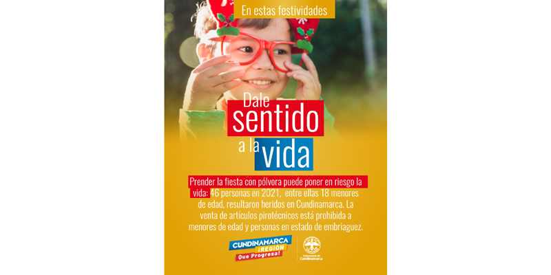 Con ‘Dale Sentido a la Vida’ Cundinamarca le da la bienvenida a la temporada decembrina


