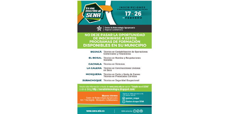 Estudie gratis con el SENA








