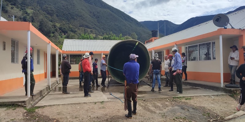 Acueducto veredal en Gutiérrez es una realidad