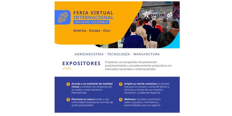 Cundinamarca presente en la Feria Internacional Amcham Colombia








