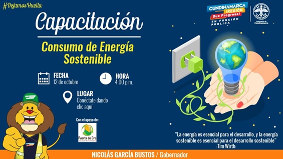 Imagen: Capacitación Consumo de Energía Sostenible