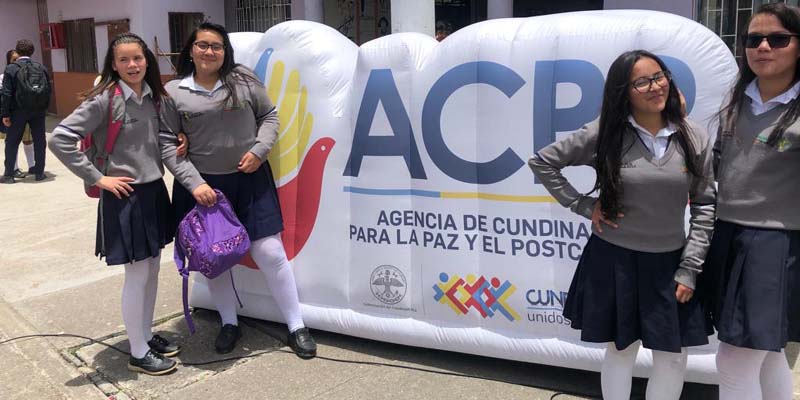 Jóvenes cundinamarqueses se unieron a la Semana por la Paz
































