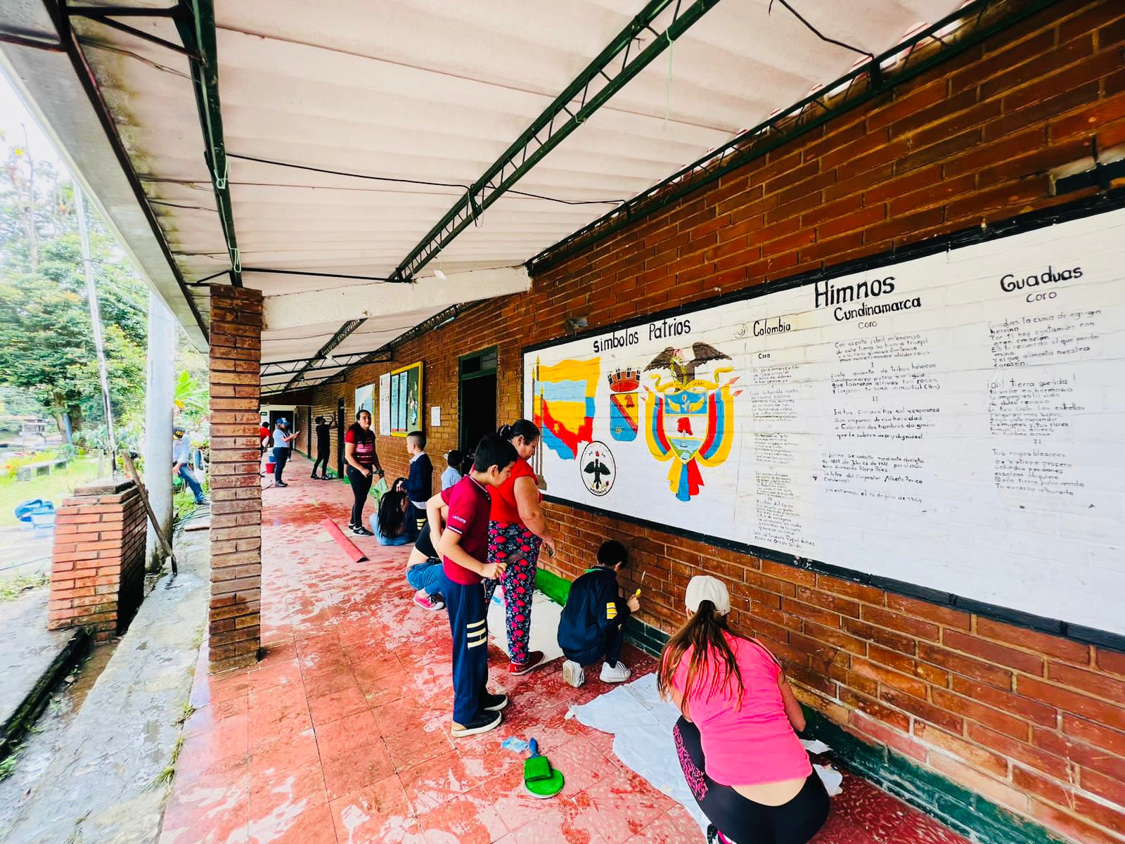 Nos sumamos al programa Toda una vida contigo para embellecer la IED rural Miguel Samper Agudelo en Guaduas 