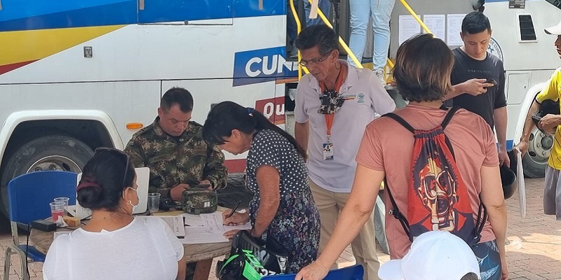 Cundinamarqueses definieron su situación militar

