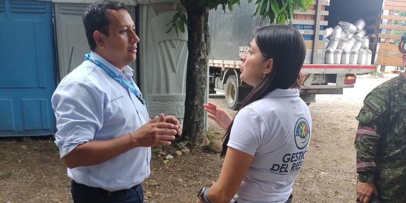 La Secretaría de Hacienda entrega ayudas humanitarias en Paratebueno y Medina tras reciente sismo


